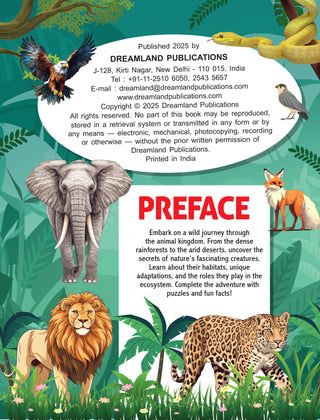 Junior Genius: Amazing Animals – A Fun-Filled Learning Book for Kids Age 7+ | Discover Incredible Creatures with Facts, Activities, and Puzzles
