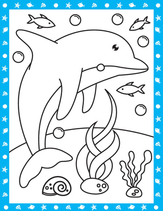 Under Ocean Neon Colour and Sticker Dots Book Over 500 Stickers