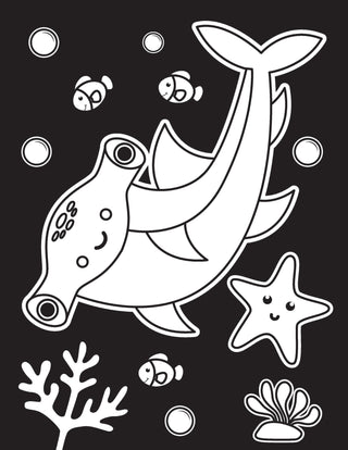 Under Ocean Neon Colour and Sticker Dots Book Over 500 Stickers