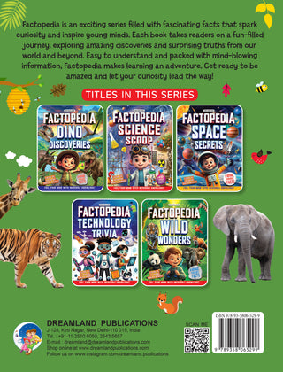 Factopedia Wild Wonders: A Fun Fact Book About Wildlife, Nature & Creatures for Kids Age 6+