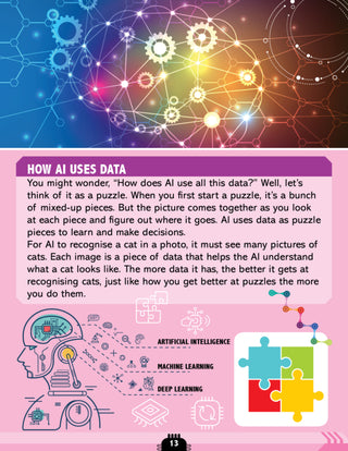 Artificial Intelligence Activity Book for Kids 7+- Activities about AI, Computers & Machine Learning
