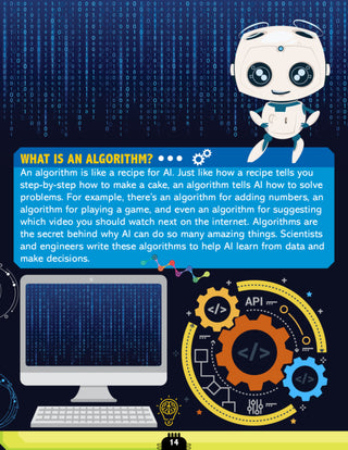Artificial Intelligence Activity Book for Kids 7+- Activities about AI, Computers & Machine Learning