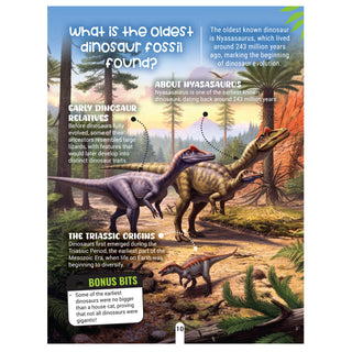 Factopedia: Dino Discovery – Fascinating Dinosaur Facts for Kids Age 6+ | Learn About Prehistoric Giants with Fun, Easy-to-Understand Info