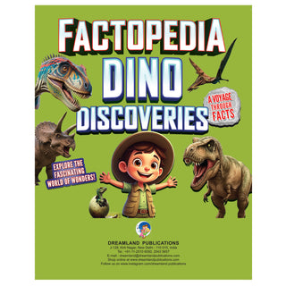 Factopedia: Dino Discovery – Fascinating Dinosaur Facts for Kids Age 6+ | Learn About Prehistoric Giants with Fun, Easy-to-Understand Info