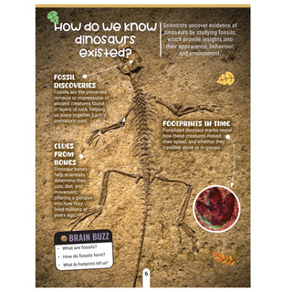 Factopedia: Dino Discovery – Fascinating Dinosaur Facts for Kids Age 6+ | Learn About Prehistoric Giants with Fun, Easy-to-Understand Info