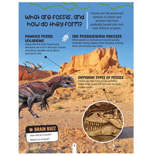 Factopedia: Dino Discovery – Fascinating Dinosaur Facts for Kids Age 6+ | Learn About Prehistoric Giants with Fun, Easy-to-Understand Info