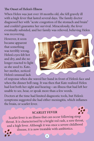 Helen Keller Icons of Inspiration  Illustrated Biography for Kids Age 6 - 12 Years