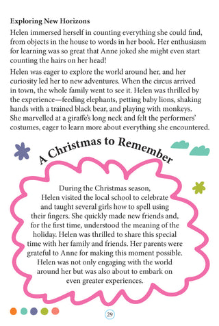 Helen Keller Icons of Inspiration  Illustrated Biography for Kids Age 6 - 12 Years