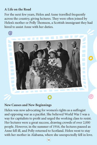 Helen Keller Icons of Inspiration  Illustrated Biography for Kids Age 6 - 12 Years