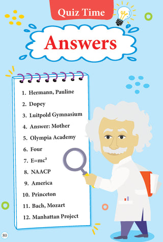 Albert Einstein Icons of Inspiration Illustrated Biography for Kids Age 6 - 12 Years