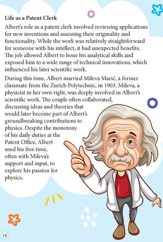 Albert Einstein Icons of Inspiration Illustrated Biography for Kids Age 6 - 12 Years
