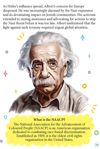 Albert Einstein Icons of Inspiration Illustrated Biography for Kids Age 6 - 12 Years
