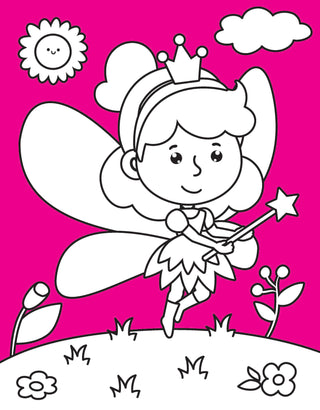 Little Fairy Neon Colour and Sticker Dots Book  Over 500 Stickers