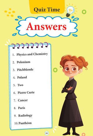 Marie Curie Icons of Inspiration  Illustrated Biography for Kids Age 6 - 12 Years