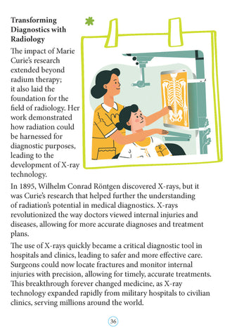 Marie Curie Icons of Inspiration  Illustrated Biography for Kids Age 6 - 12 Years