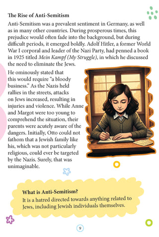 Anne Frank Icons of Inspiration  Illustrated Biography for Kids Age 6 - 12 Years
