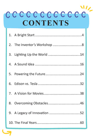 Thomas Edison Icons of Inspiration  Illustrated Biography for Kids Age 6 12 Years