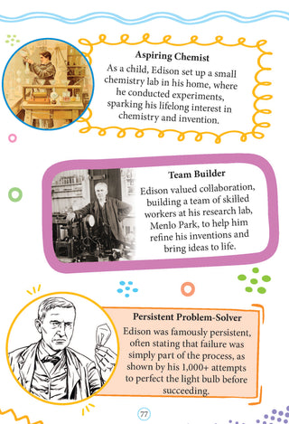 Thomas Edison Icons of Inspiration  Illustrated Biography for Kids Age 6 12 Years