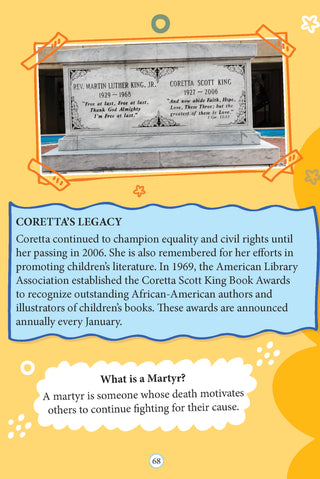 Martin Luther King Icons of Inspiration  Illustrated Biography for Kids Age 6 - 12 Years