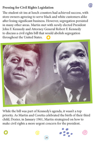 Martin Luther King Icons of Inspiration  Illustrated Biography for Kids Age 6 - 12 Years