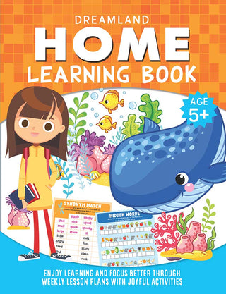 Home Learning Book With Joyful Activities - 5+