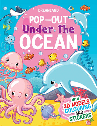 Pop- Out Books Pack- 5 Books : Fun Interactive & Activity cut out Book for Children