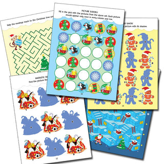 Dreamland Christmas Colouring & Activity Book pack of 2 for Kids Ages 4-8 Years , Christmas Book for kid , Christmas Gift