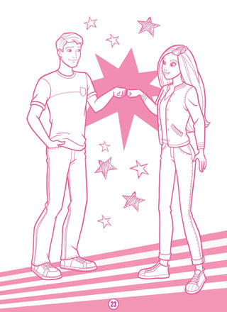 Barbie Dreamhouse Adventures - Mega Colouring Book