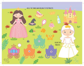Fun with Princess Activity & Colouring