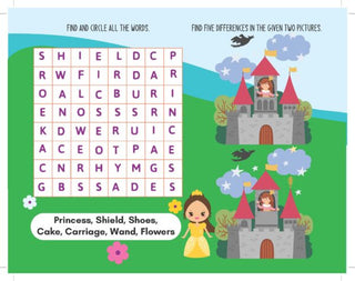 Fun with Princess Activity & Colouring