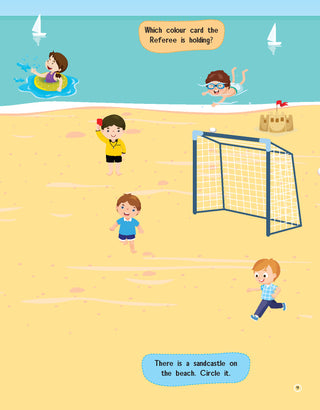 555 Stickers, Sea, Sun and Play Activity & Colouring Book