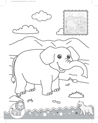 Jungle- It's Colour time with Stickers