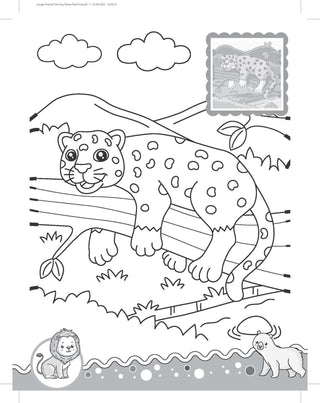 Jungle- It's Colour time with Stickers