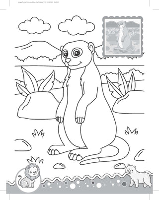 Jungle- It's Colour time with Stickers