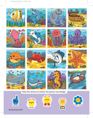 Ocean- It's Colour time with Stickers