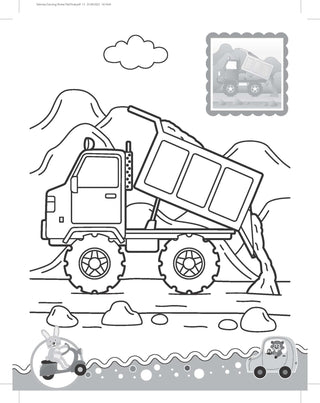Vehicles- It's Colour time with Stickers