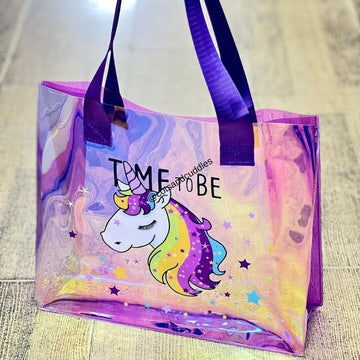 Unicorn Dreams Holographic Button Handbag