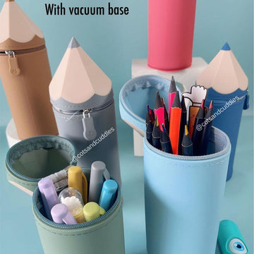Silicone Pencil Shape Stationary Pouch for Kids