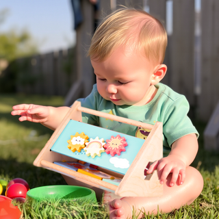 Wooden Activity Triangle for Kids