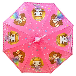Premium Quality Printed Umbrella For Kids (Girl)