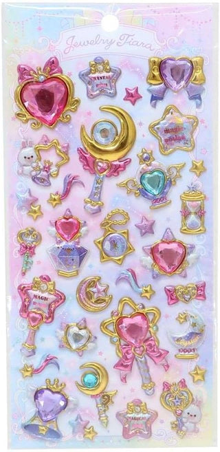 Sparkling Elegance: Gem Crystal Stickers for Jewelry Sheet
