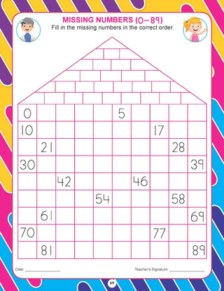 Kindergarten Maths Assignment