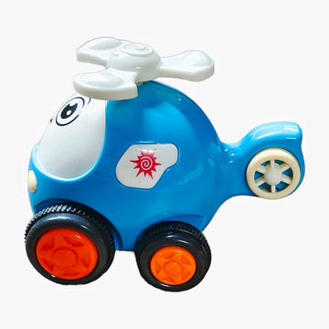 Friction-Powered Cartoon Helicopter Toy for Kids