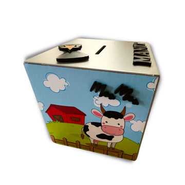 FARM ANIMALS PIGGY BANK (PREPAID)