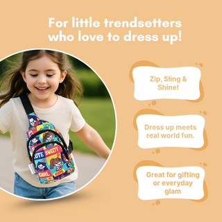 PACK OF 10 | The Girl Print Crossbody Bag for Kids -229 per pc- (Prepaid Only)