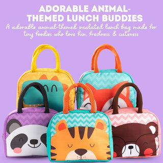 Children’s Cartoon Animal Insulated Lunch Box Bag (Pack Of 5/10)