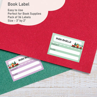 Personalised Book Labels - Animal Express (PREPAID ORDER)