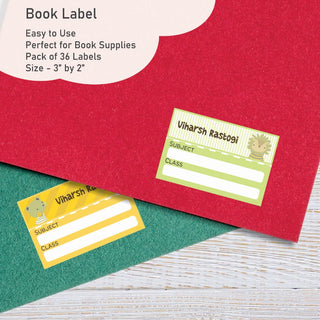 Personalised Book Labels - Animal Hugs (PREPAID ORDER)