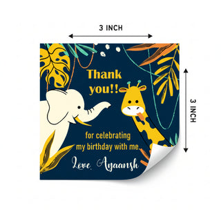 Thank you Labels - Animal Fun (24pcs) (PREPAID ONLY)