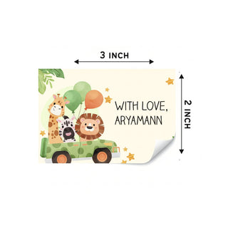 Gift Labels - Animals Drive (24pcs) (PREPAID ONLY) (Dispatch in 5-6 Days)